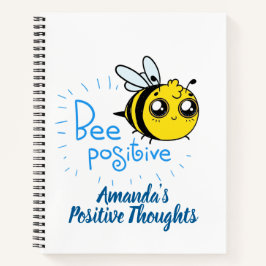 Positives Denken Bee Positive Niedliche Biene Notizbuch