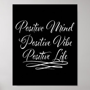 Positives Denken Positive Stimmung Positive Lebens Poster