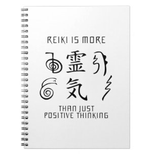 Positives Denken Reiki  Geschenke der Spiritualit Notizblock