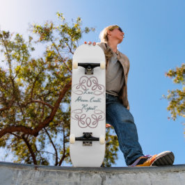 Positives Denken Skateboard