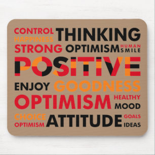 Positives Denken und Einstellung Mousepad