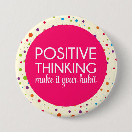 Positives denkendes Zitat Button