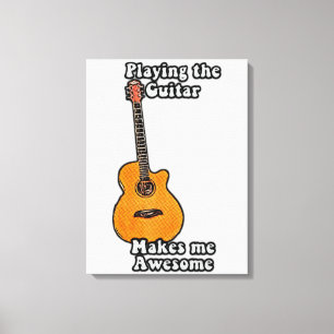positives Gitarrenangebot für Gitarrenspieler Leinwanddruck