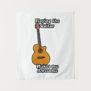 positives Gitarrenangebot für Gitarrenspieler Wandteppich