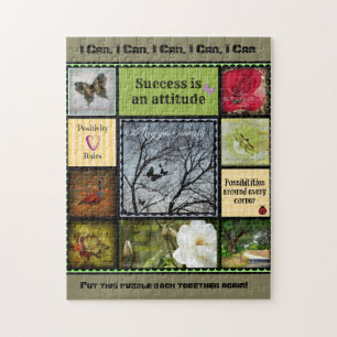 Positives n Emporheben Puzzle