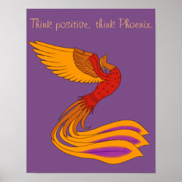 Positives Phoenix-Poster Poster