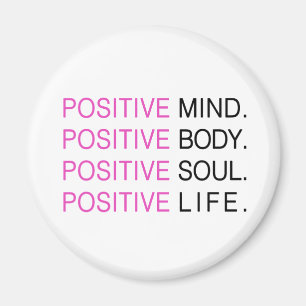 Positives Sinneskörper-Soul-Leben Magnet