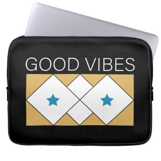 Positives Vibes erfrischendes Design Laptopschutzhülle
