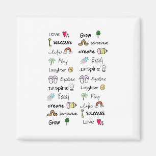 Positives Words Magnet