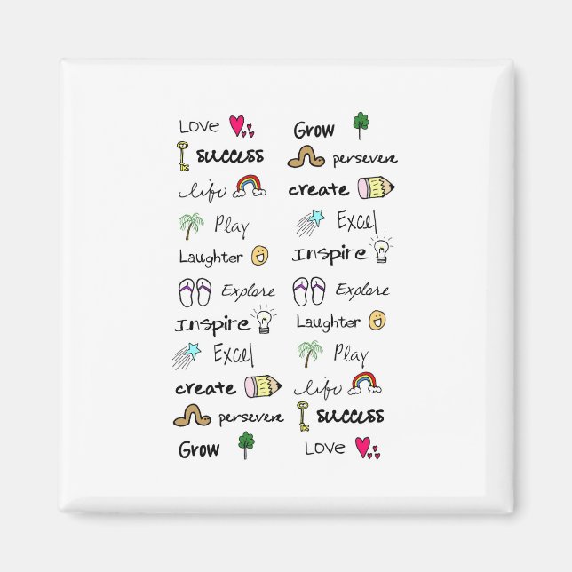 Positives Words Magnet (Vorne)