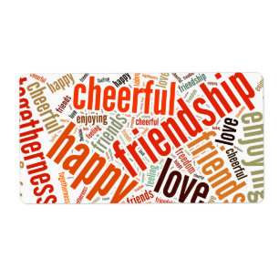 Positives Wortdesign