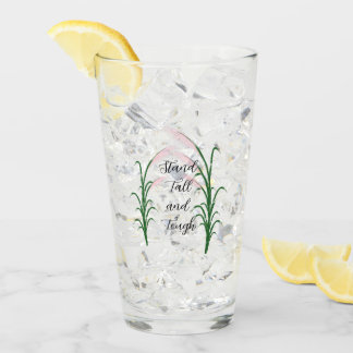Positives Zitat: hohe und harte Liebe Glas