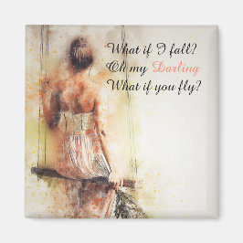 Positives Zitat Kühlschrank Magnet