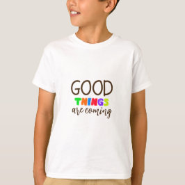 Positives Zitat, typografisches T-Shirt