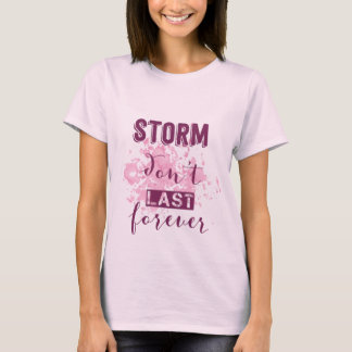 Positives Zitat Wasserfarben-Shirt T-Shirt
