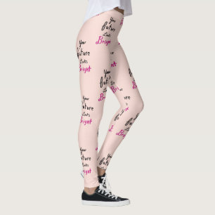 Positives zukünftiges Meme Zitat-heißes Yoga Leggings