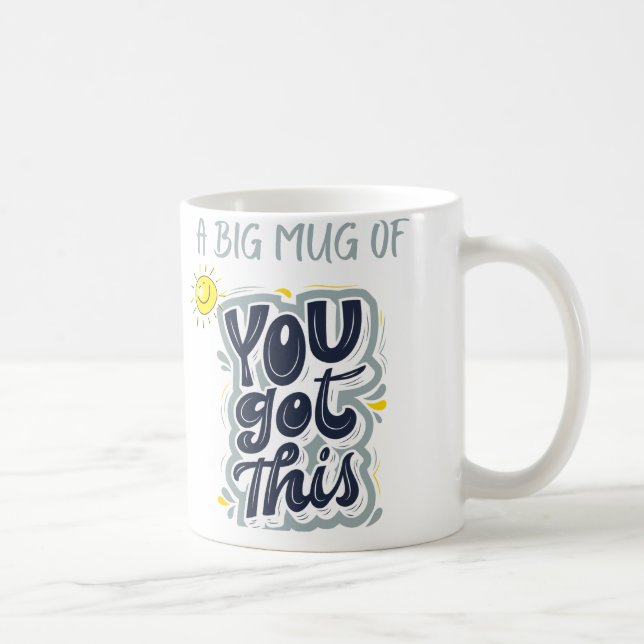 Positivi-Tee-Tasse/ Geschenk für ihn/sie Kaffeetasse (Rechts)
