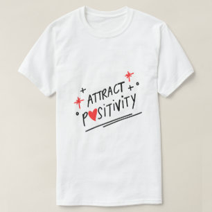 Positivität anziehen – Typography für die Geistesh T-Shirt