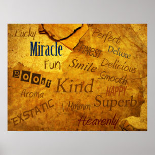 Positivität Boost Poster! Poster