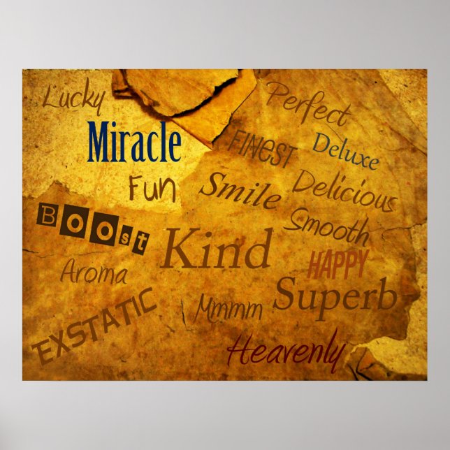 Positivität Boost Poster! Poster (Vorne)