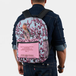 Positivität Inspiration Motivierend Bedruckter Rucksack
