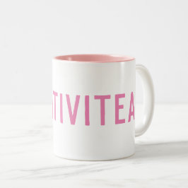 POSITIVITEA-Tasse Zweifarbige Tasse