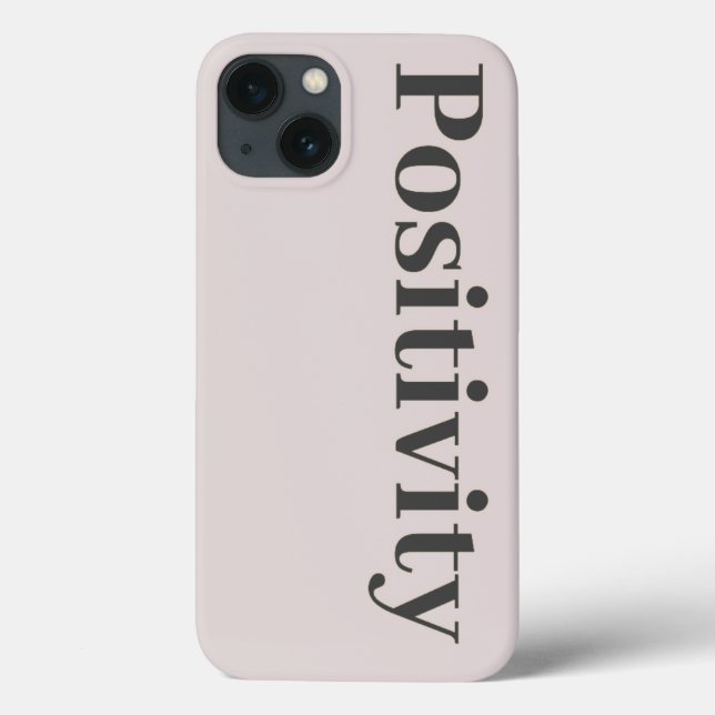 Positivity iphone case (Rückseite)