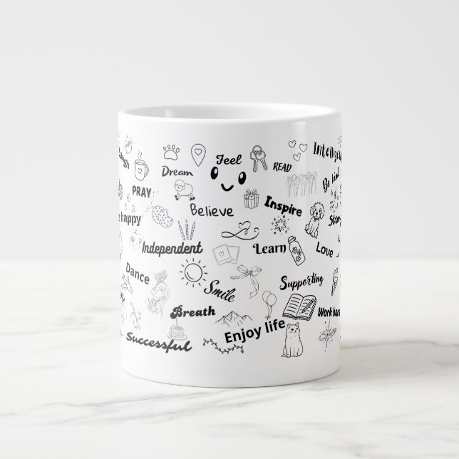 Positivity  Jumbo-Tasse (Vorderseite)