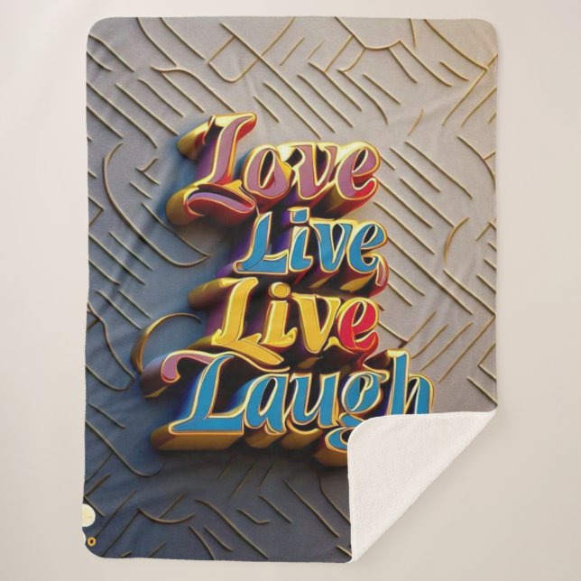 "Positivity Matters Most" Sherpadecke (Vorderseite)