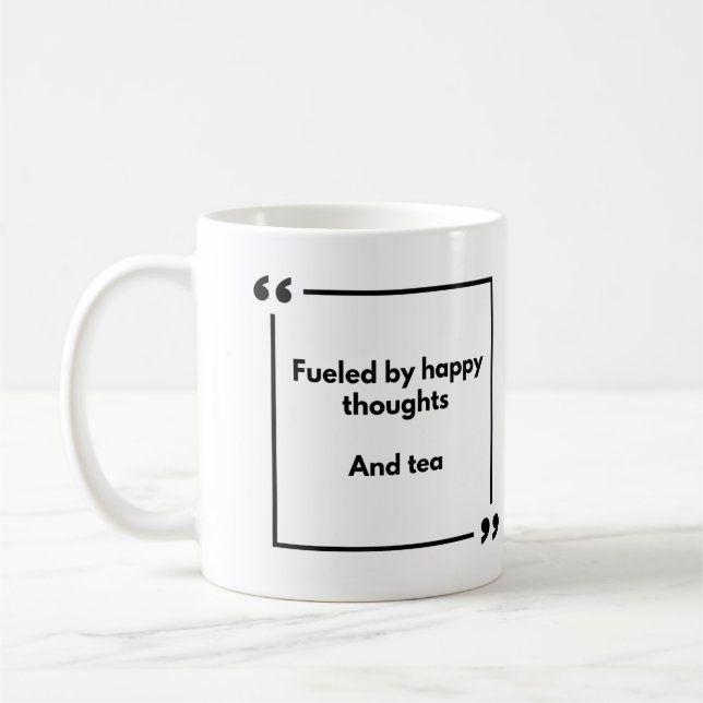 Positivity mug - feld by happy thoughts, and tea kaffeetasse (Links)