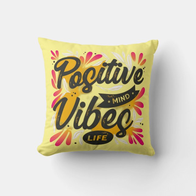 Positivvibes Polster (Vorderseite)
