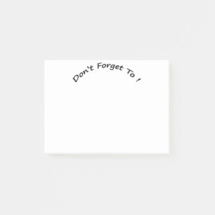 PosItNotes- Nicht vergessen, Post-it Klebezettel
