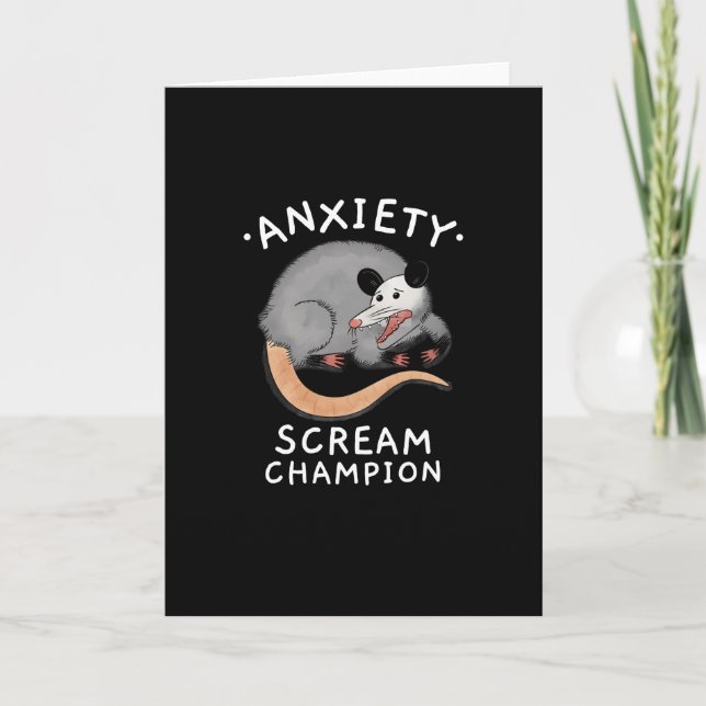 POSSUM ANXIETY SCREAM CHAMPION KARTE (Vorderseite)