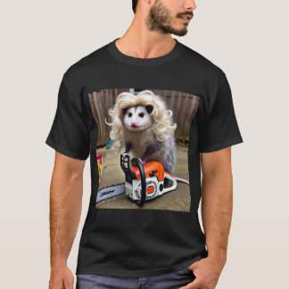 Possum Chainsaw Massacre mit Marsupial Monro T-Shirt