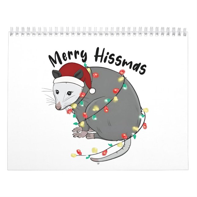 Possum Eat Trash Christmas Lights Merry Hissmass Kalender (Titelbild)