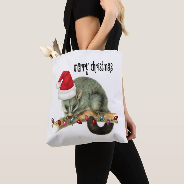 Possum Frohe Weihnachten Frauen Tragetaschen (Von Nahem)