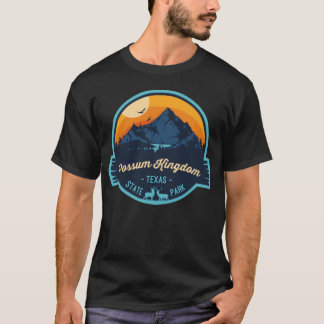 Possum Kingdomeas Retro Vintage Sunset Camping vin T-Shirt