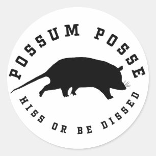 Possum MC Runder Aufkleber