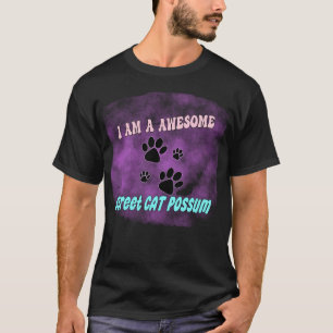possum opossum lustige Mülleimer Straßenkatze T-Shirt