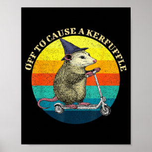 Possum sorgt für einen Wirbel sarkastisches Wildti Poster