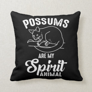 Possum Spirit Animal - Opossum Animal Fan Kissen