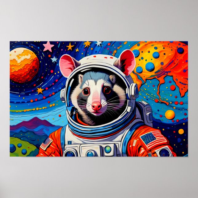 POSSUM ZU DEN STERNEN UND ÜBER 5 POSTER (Vorne)