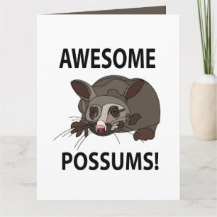 Possums Awesome Lustige Possums Karte