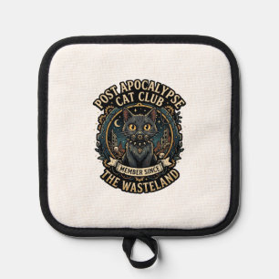 Post Apocalypse Katze Katze Papa Geschenkidee - Po Topflappen