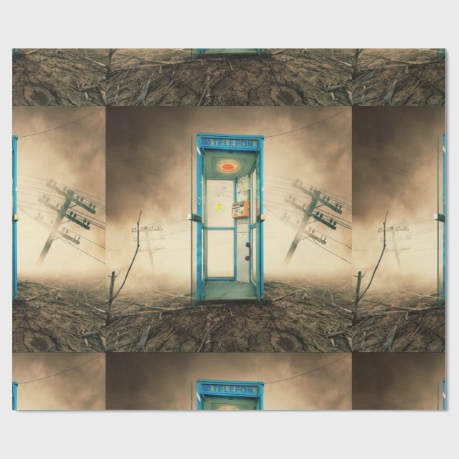 Post Apocalyptic Wrapping Paper  Geschenkpapier (Flach)