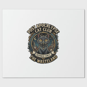 Post Apokalypse Katze Katze Papa Geschenkidee - Po Geschenkpapier