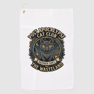 Post Apokalypse Katze Katze Papa Geschenkidee - Po Golfhandtuch