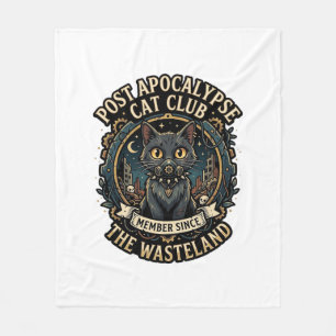 Post Apokalypse Katze Katze Vater Geschenkidee - P Fleecedecke