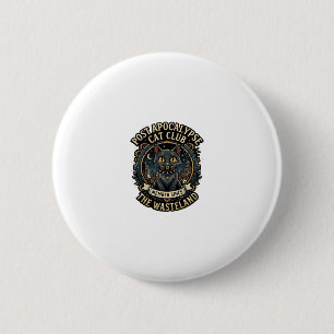 Post Apokalypse Katze Katzen-Vater-Geschenkidee - Button