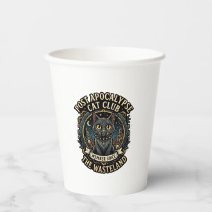 Post Apokalypse Katze Katzen-Vater Geschenkidee - Pappbecher